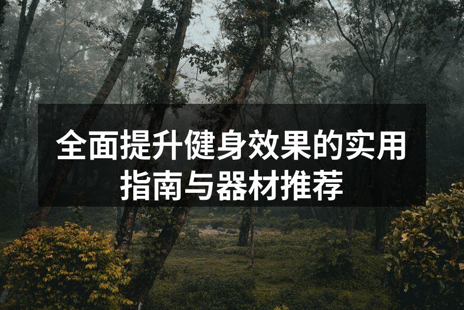 全面提升健身效果的实用指南与器材推荐